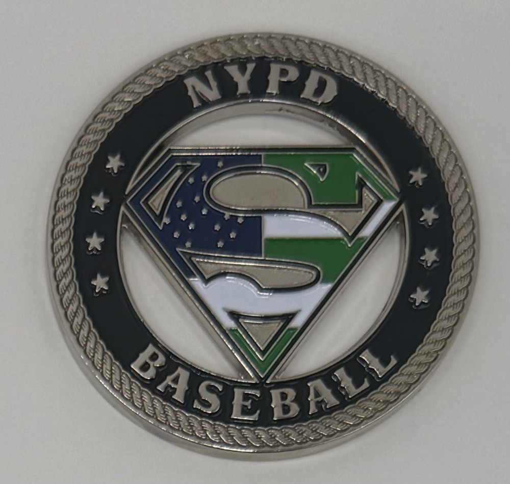 NYPD Baseball challenge coin