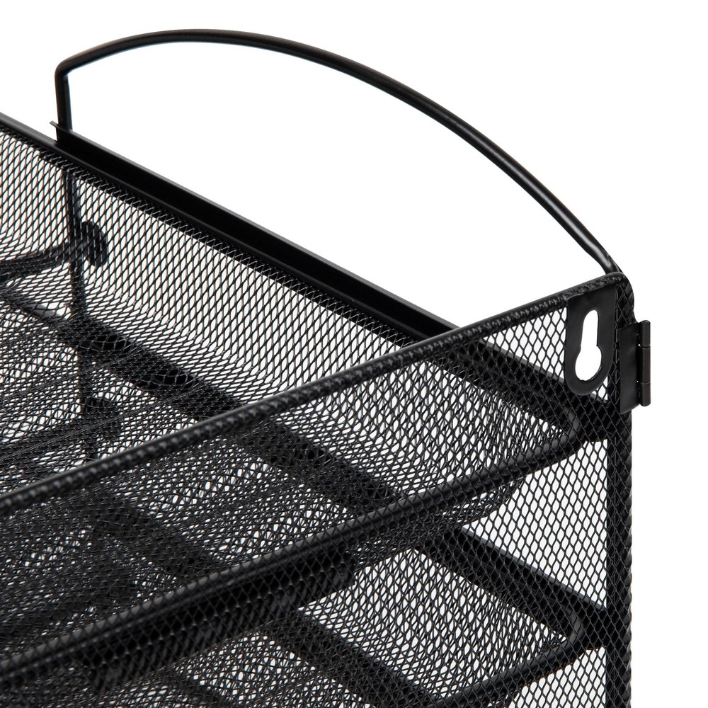 Mind Reader 4-Tier Paper Tray, File Storage, Desktop Organizer, Wall Mountabl...