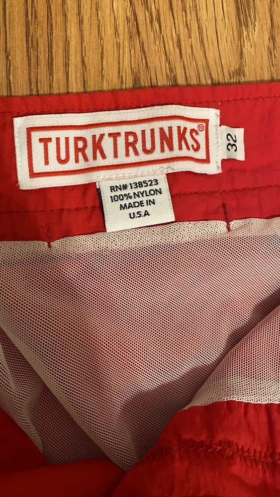 red Turk Trunk Size Medium