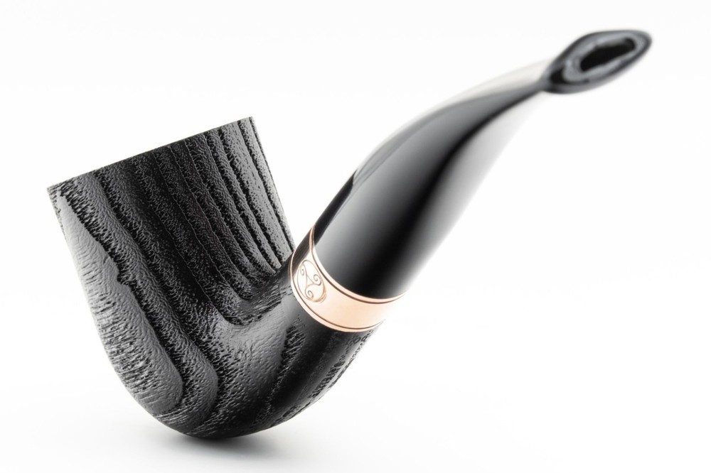 NEW! RATTRAY'S DISTILLERY G BLACK 106 ASH 9MM PIPE / w. INSERT