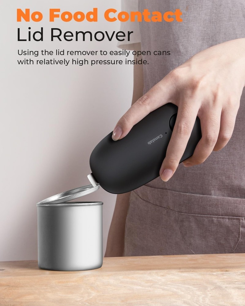 Ergonomic USB Rechargeable Can Opener - Automatic, Pocket-Sized & Noise-Reducing