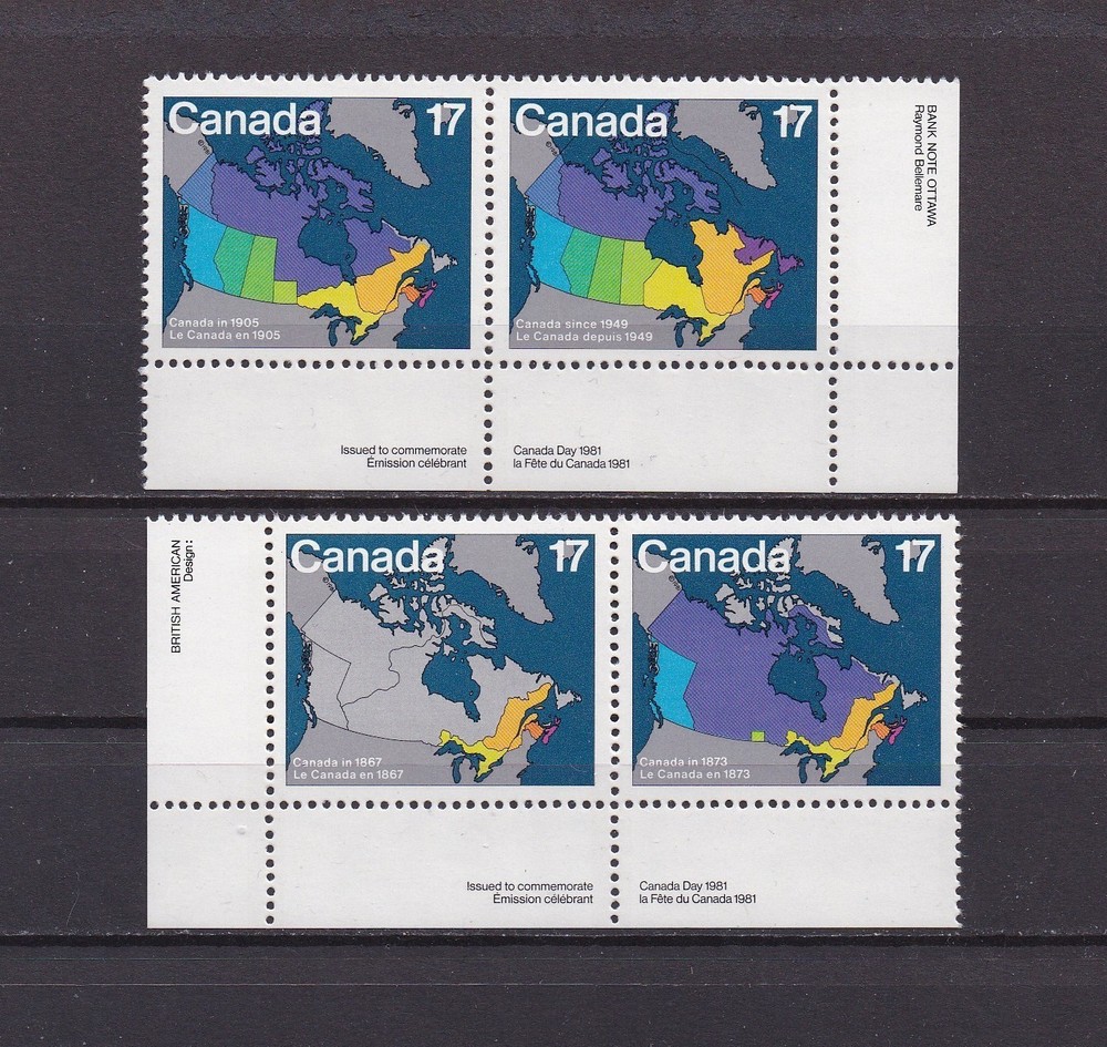 Canada    890-3 MNH, Maps, 1981
