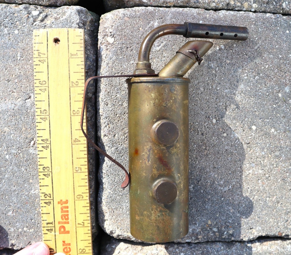 Miniature Vintage Brass Torch Burner