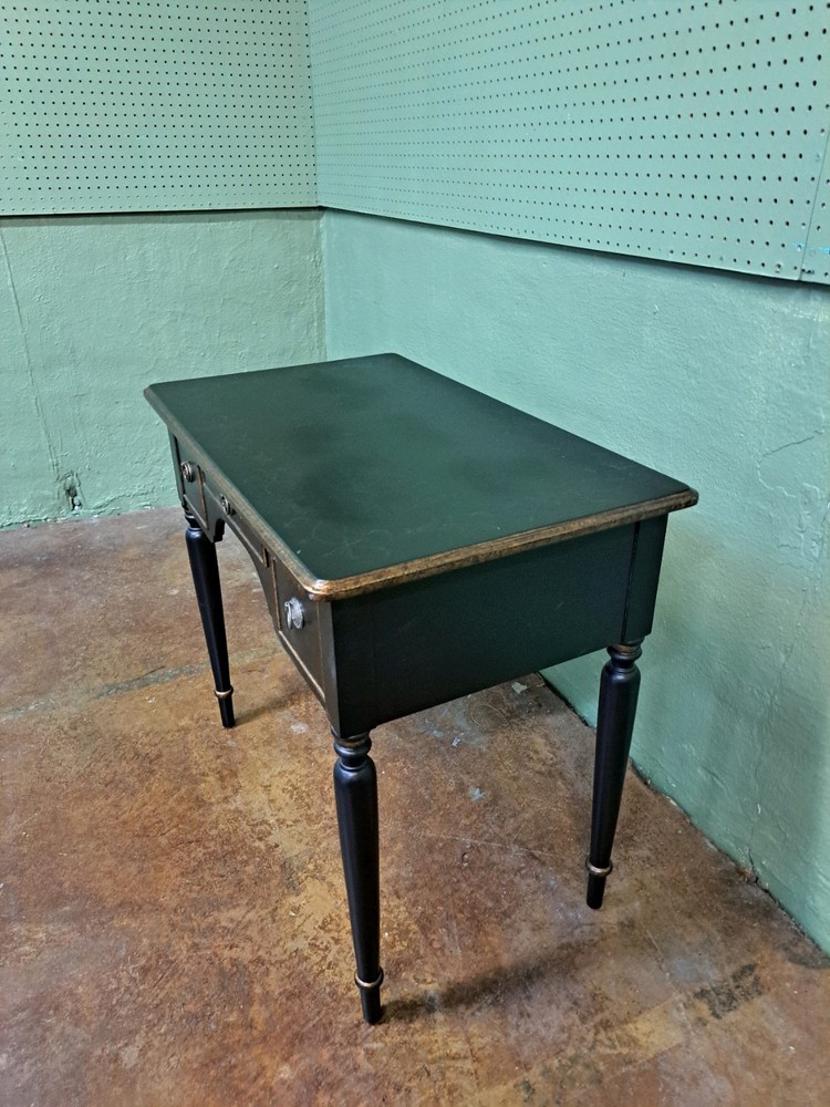 Contemporary Black and Gold Dressing Table 20thc