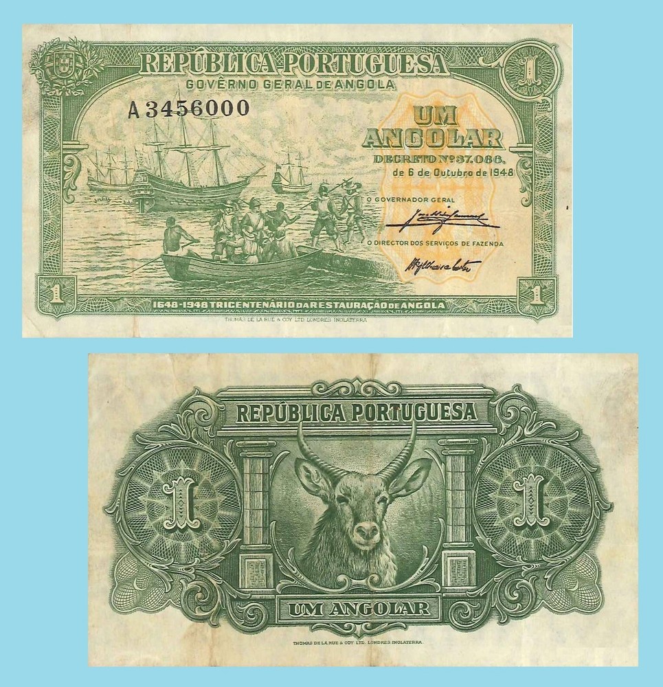 ANGOLA 1 Angolar 1948 - Copy