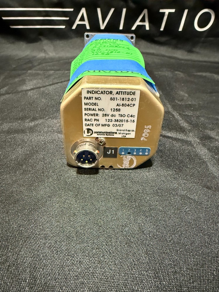 Beechjet 400A Indicator Attitude PN 501-1812-01