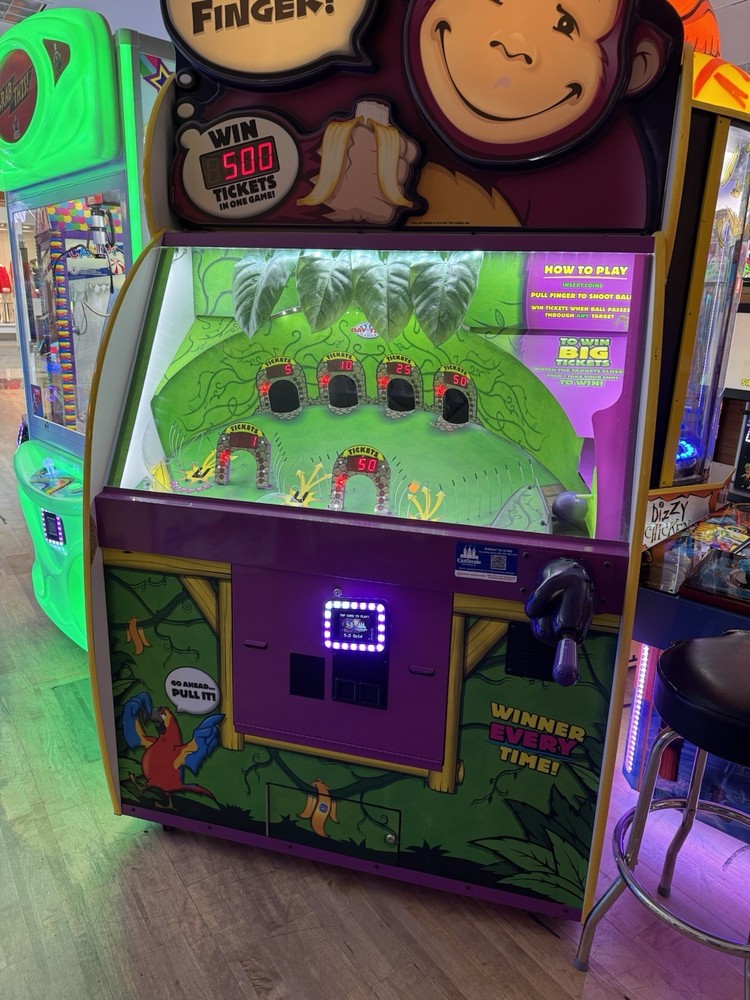 Pull my Finger Arcade Redemption Claw Game!
