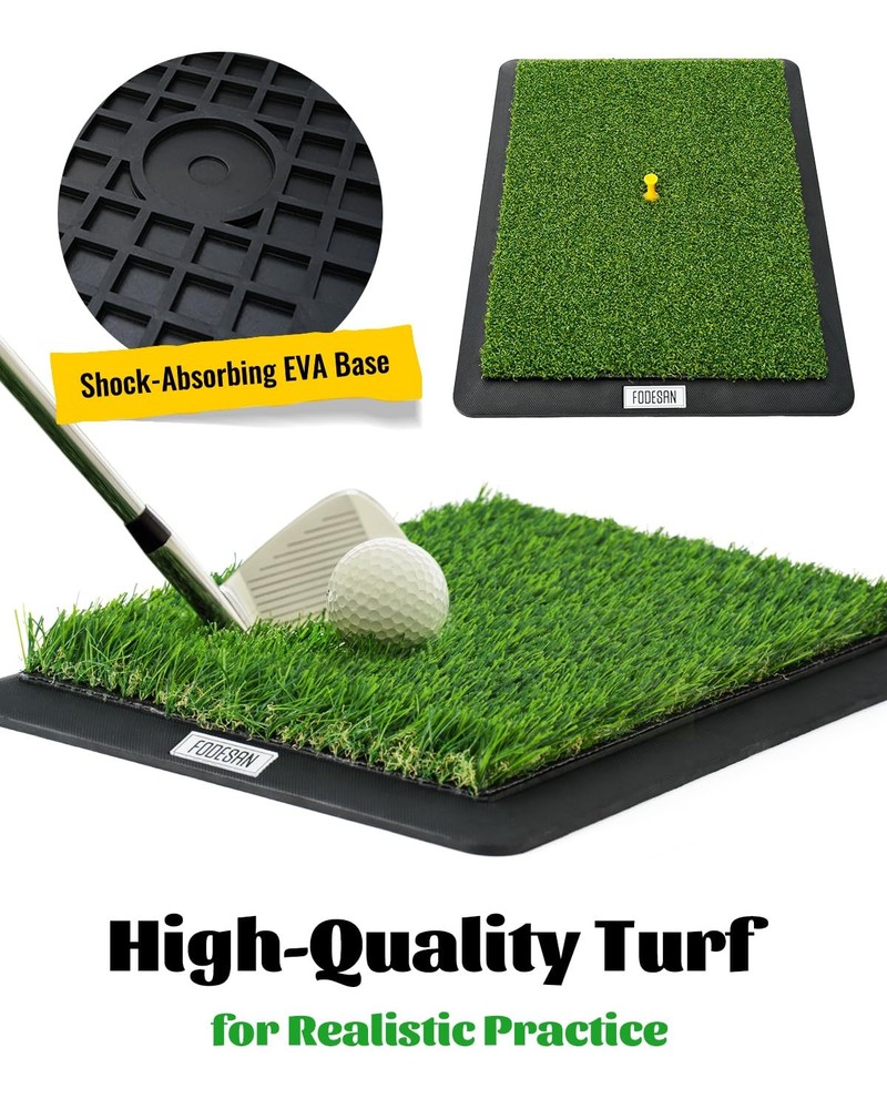 Golf Hitting Mat – Practice Mat with Swing Path Feedback & Impact Detection...