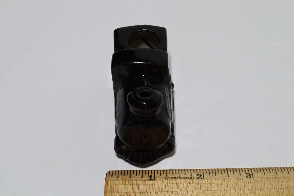 Black Train Engine Toothpick Holder