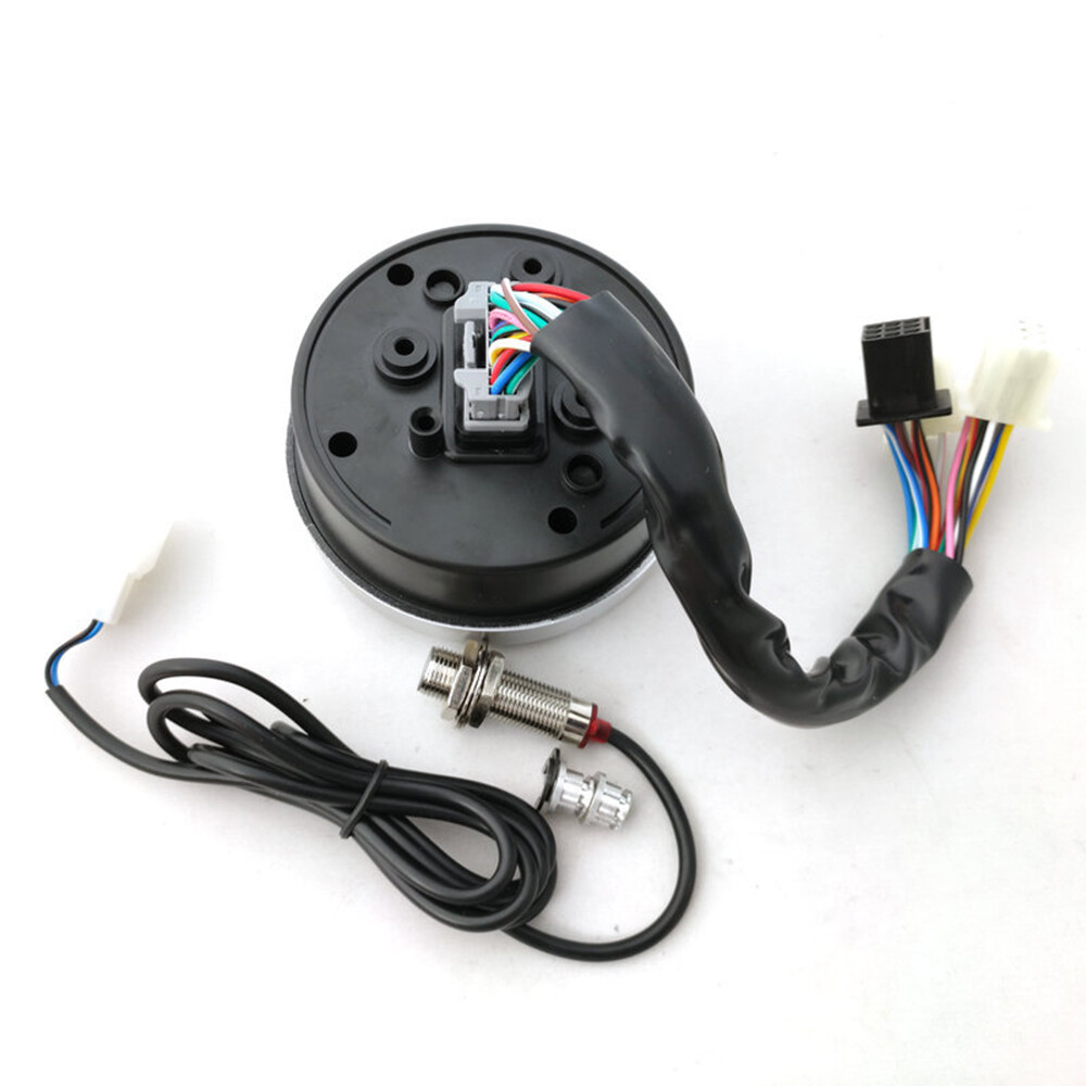 Motorcycle Speedometer Digital LED LCD Odometer Universal