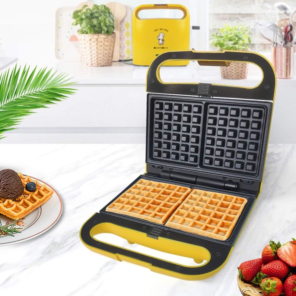 3 Interchangeable Baking Plates for Making Doughnut or Waffle Maker-Eggette a...