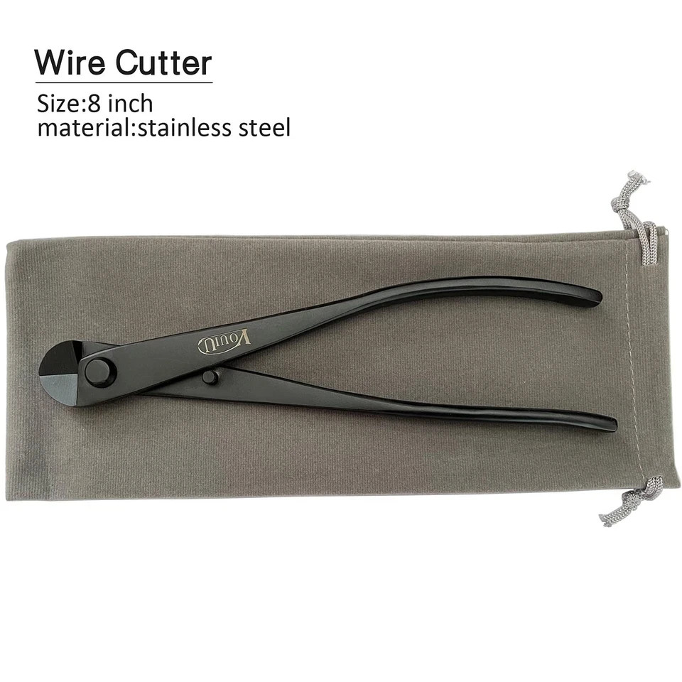 8inch Wire Cutter Bonsai Tools Black