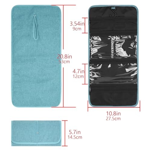 Guitar Accessories Case - Foldable Organizer with Multiple Pockets, Convenient