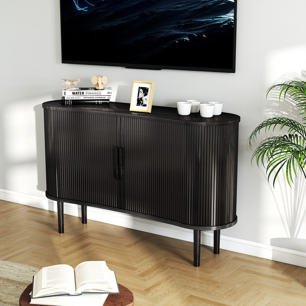 1.4M Long Modern Sideboard With Doors For Kitchen Storage QTFK