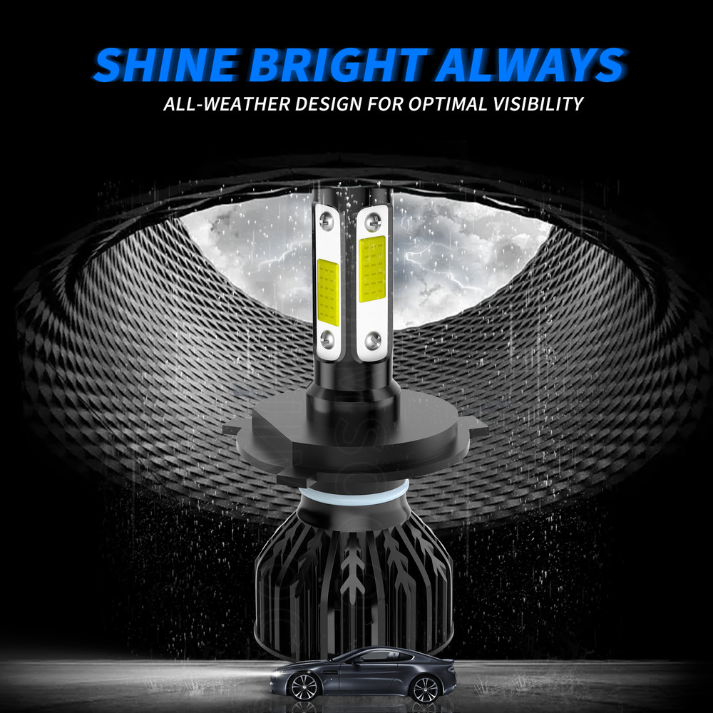 For Honda CRV CR-V 2007-2014 LED Headlight High/Low Beam Bulbs 6500K White Combo