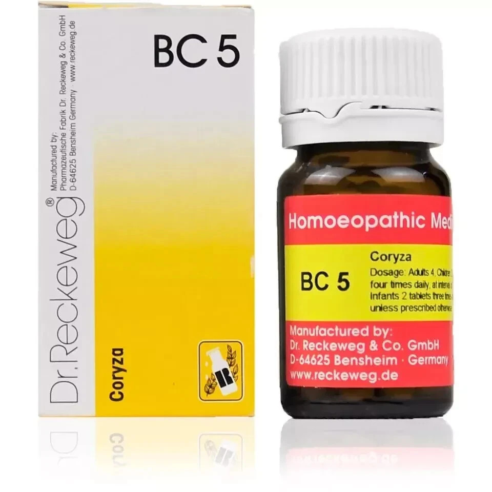 Dr Reckeweg BC 5 Tablets 20g Homeopathic General Wellness Support 2 Pack
