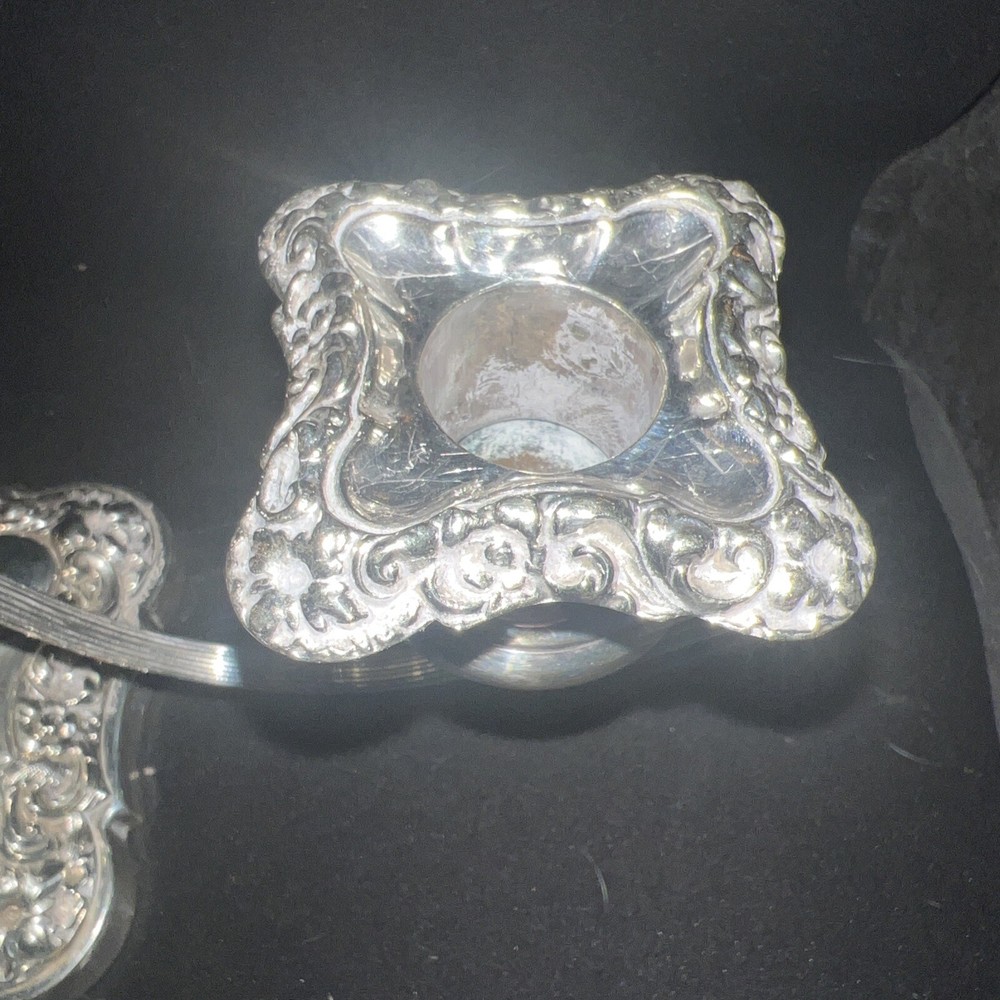 Two Arm Candelabra Silver plated Unbranded