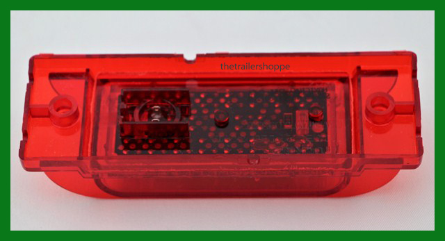Rectangular 20 LED Red 2 X 6 Marker Light Surface Mount Truck-lite 21280R