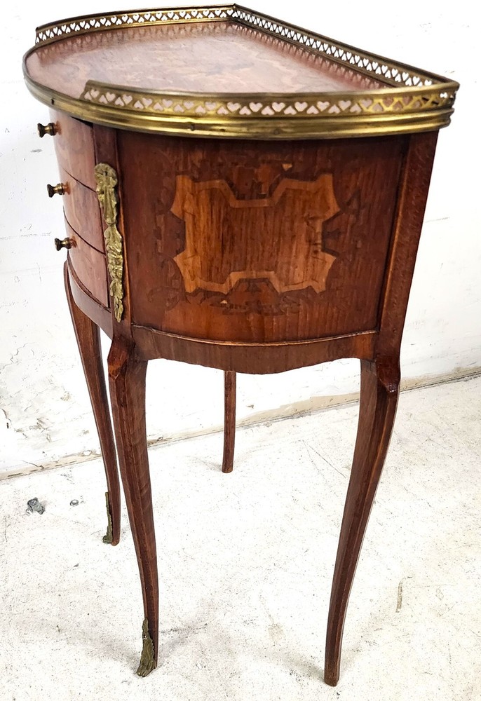 French Side Table Louis XV Ormolu Mounts