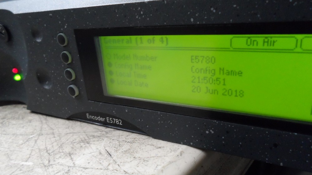 Ericsson Tandberg E5720 E5780 MPEG2 DVB ASI HD Encoder E5782 all LicensesEnabled