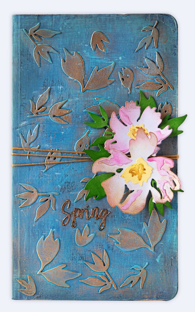 Sizzix Thinlits Brushstroke Flowers #2 8pc set #665210 Retail $19.99 Tim Holtz