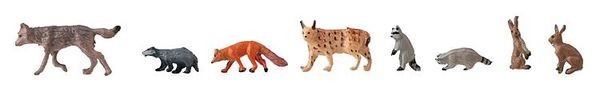 Faller 151915 HO Scale Forest Animals -- pkg(8)