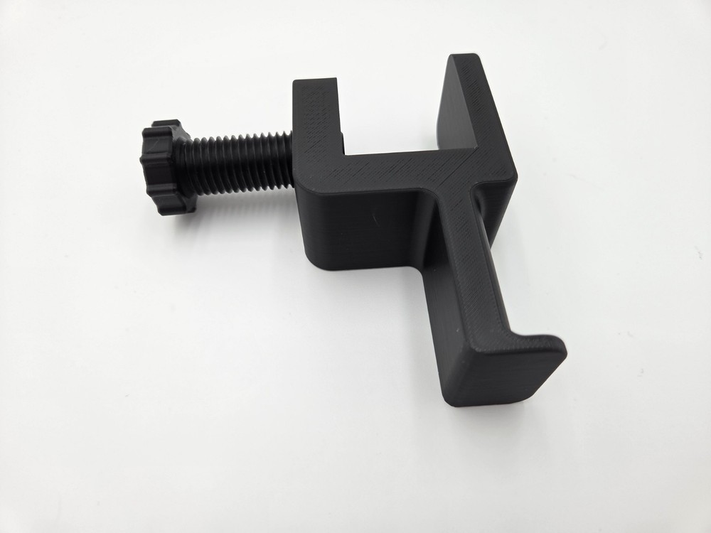 Gaming Headset Desk Hanger – Clamp-On, No Drill – Wired & Wireless Versions –