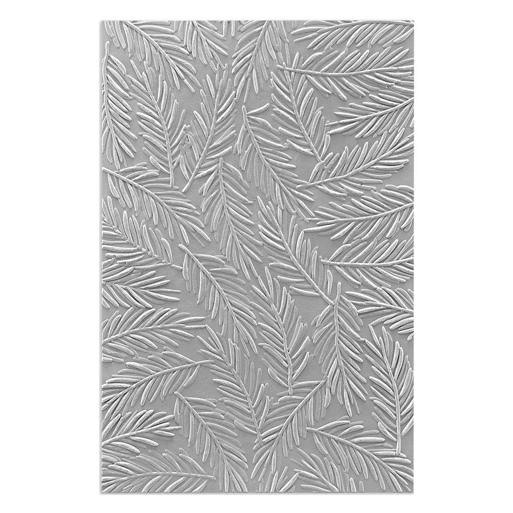 Evergreen Embossing Folder, Clear