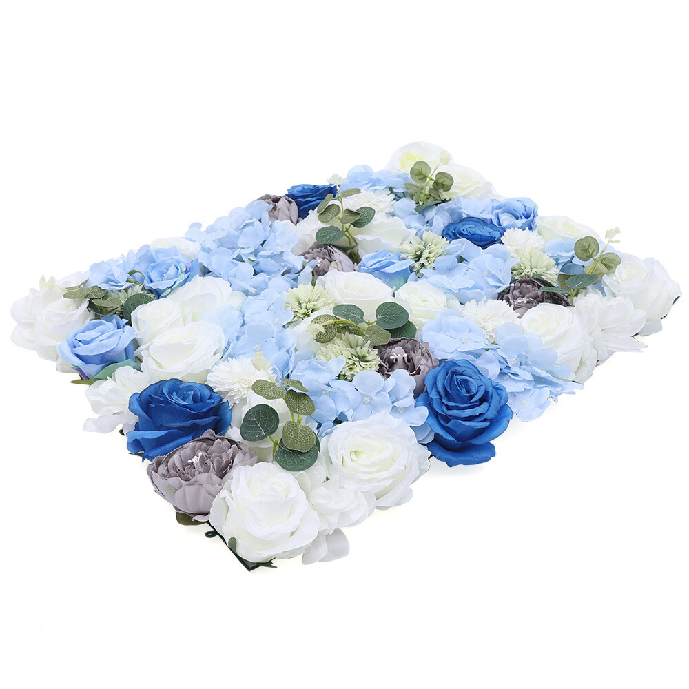 6 Pack Artificial Flower Wall Panel Floral Panel Background Wedding Party Decor