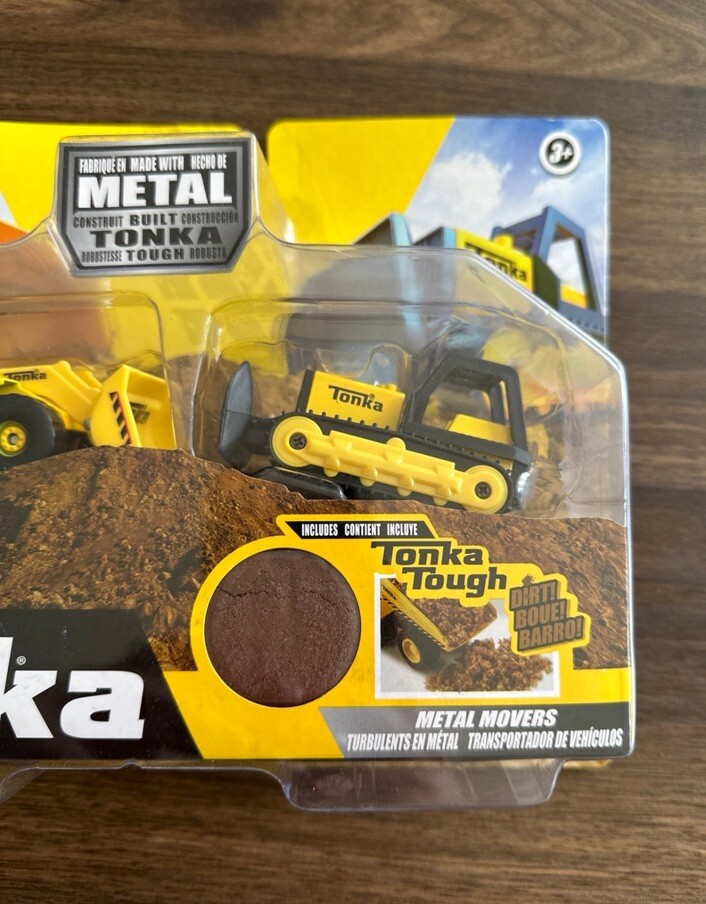 Tonka - Metal Movers Combo Pack - Front Loader and Bull Dozer