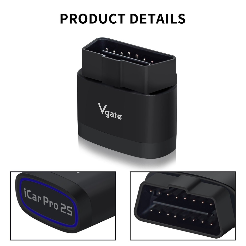 Vgate iCar Pro 2S ELM327 Bluetooth 4.0 for Android/IOS/PC OBD2 Diagnostic Tool