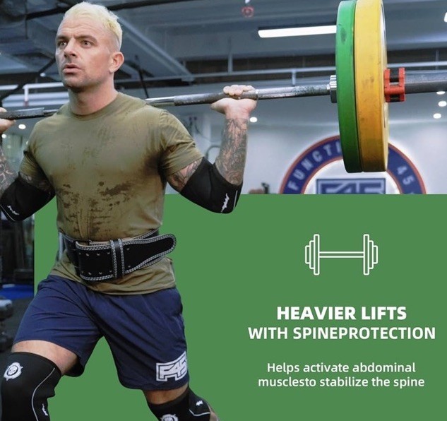 Jupiter Weightlifting Belt 6mm Thick Grey Large