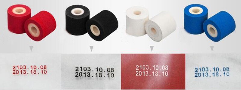 110V Continuous Date Coding Machine Ink Wheel Coding Machine for Package Printi
