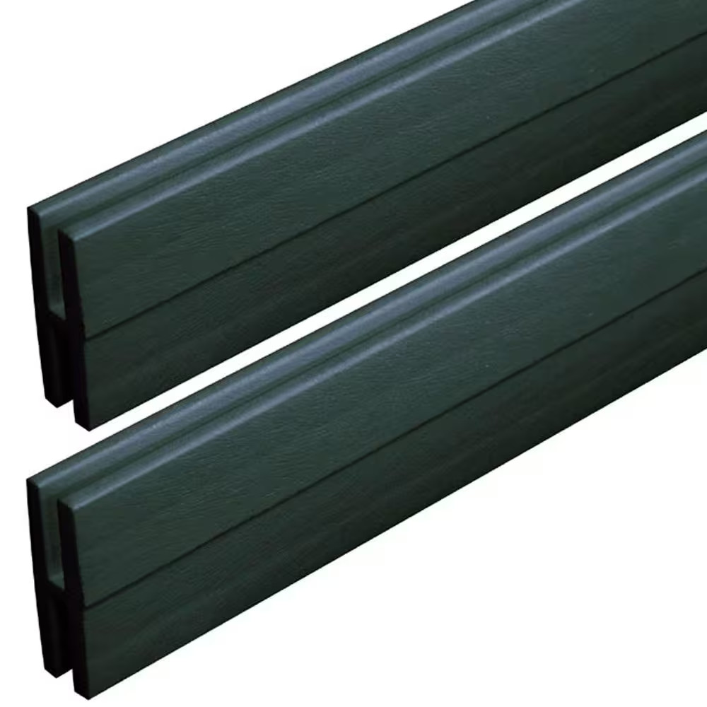 4 Ft. Green Vinyl Lattice Divider (2-Pack)