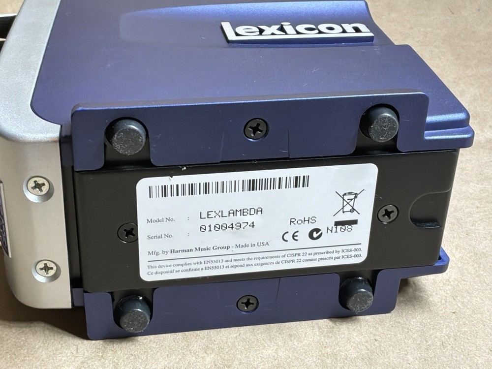 Lexicon LEXLAMBDAV Lambda USB Audio Interface Desktop Recording Studio v 2.0