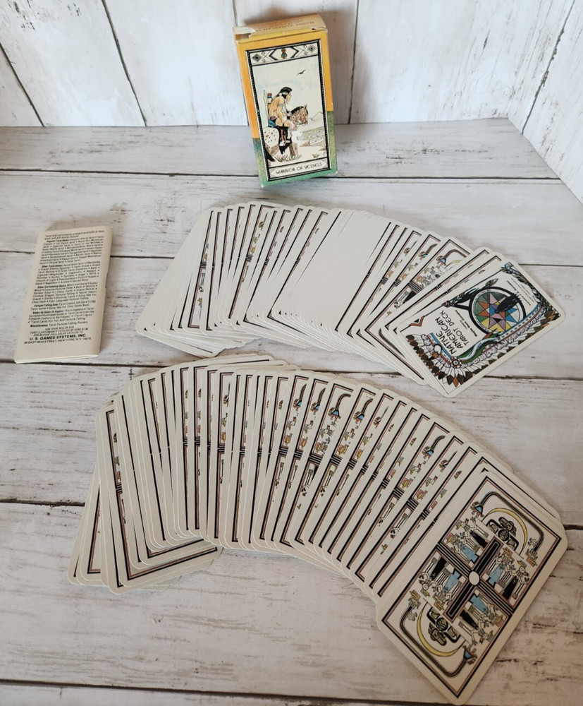 1982 Native American Tarot Card Deck Booklet Instructions