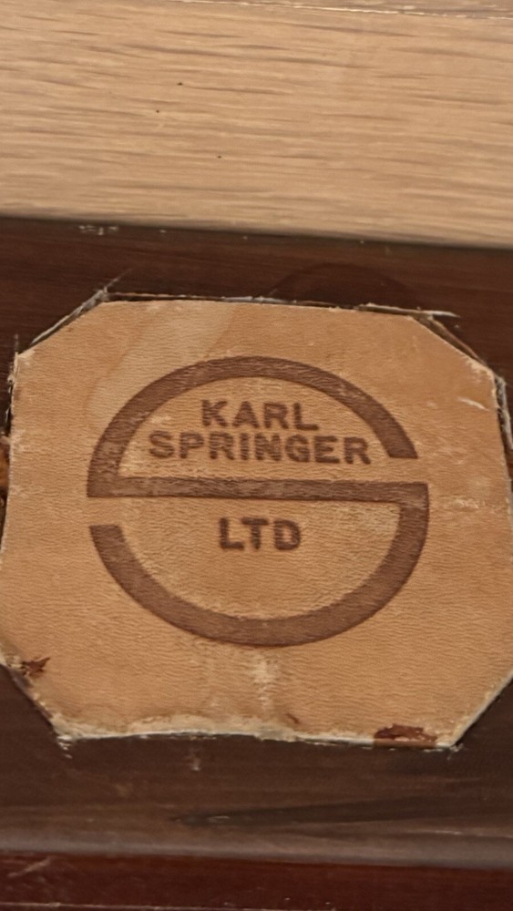Karl Springer Goat Skin Bench