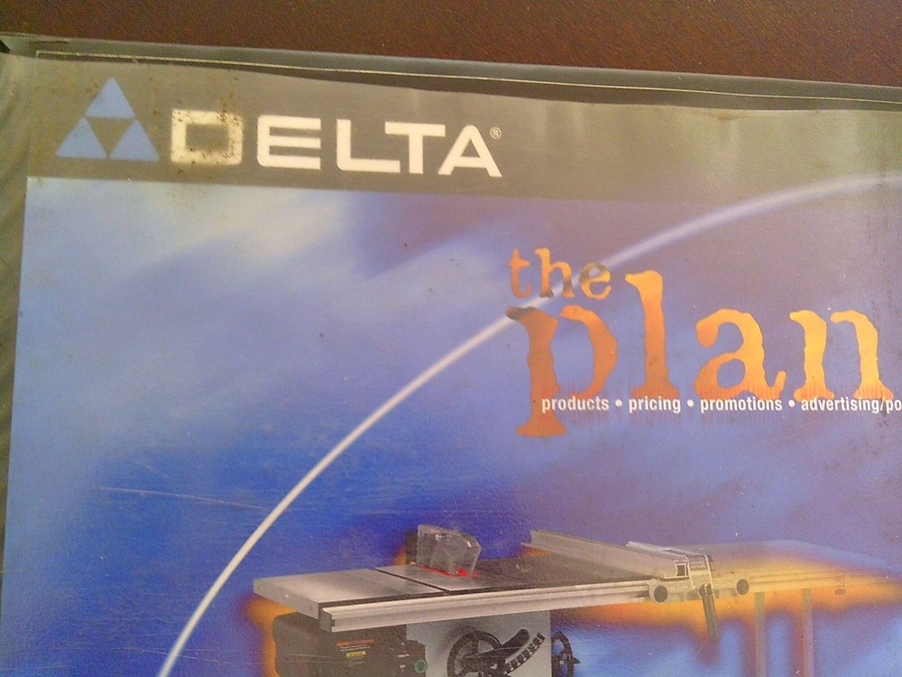 Delta Machinery 2002 Plan Binder