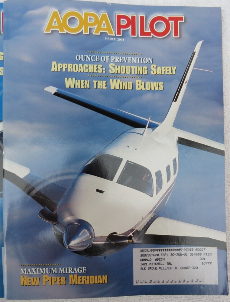 12 Issues 2001 AOPA Pilot Magazine - January to December
