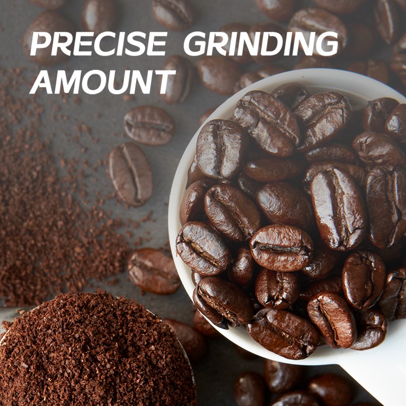 HiBREW Automatic Espresso Coffee Grinder 31 Grind Settings Visual Bean Storage