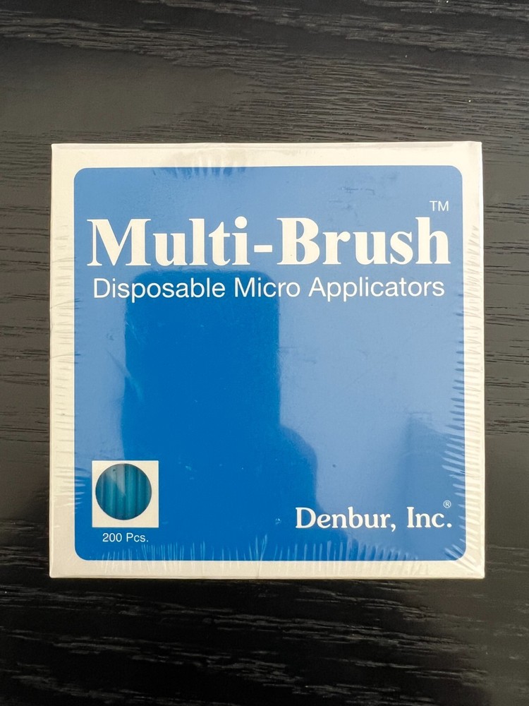 Multi-Brush MicroApplicators Teal, Small, 200/Pkg - Denbur