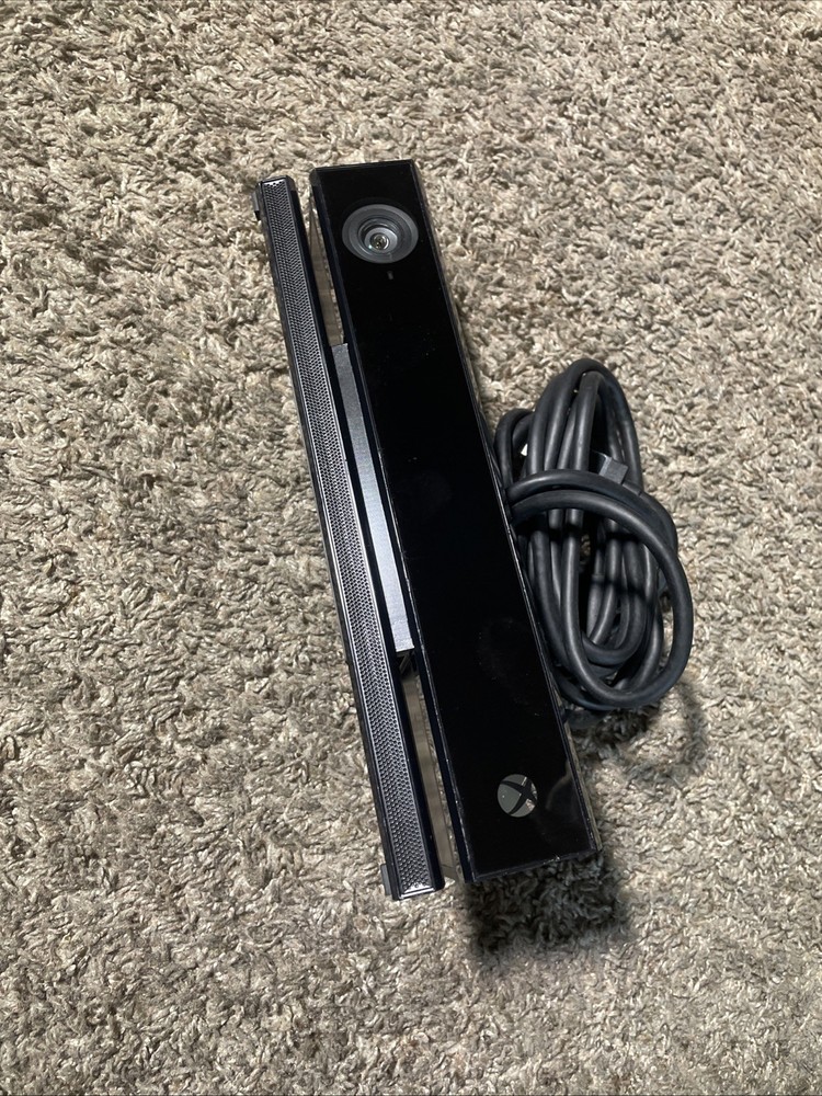 Microsoft Xbox Kinect Sensor Bar Camera w/ Adapter Black Model 1595 Tested OEM