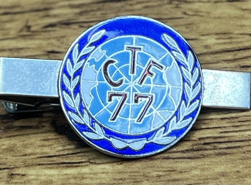 USN CTF77 (Commander, Task Force 77 Tie Clip