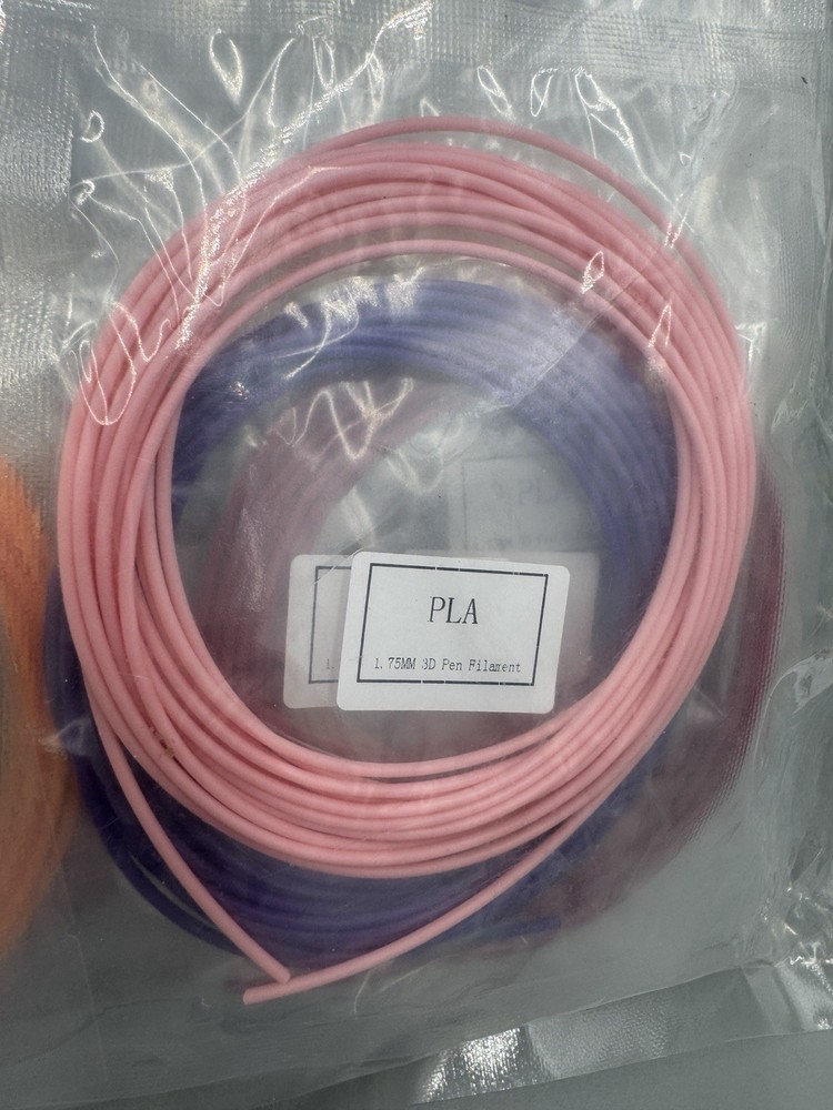 Tecboss PLA Filament 1.75 3D Pens/Printer 25 Colors NOS