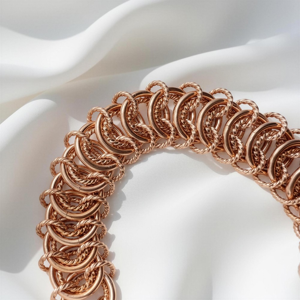 Pure Copper Chainmaille Bracelet