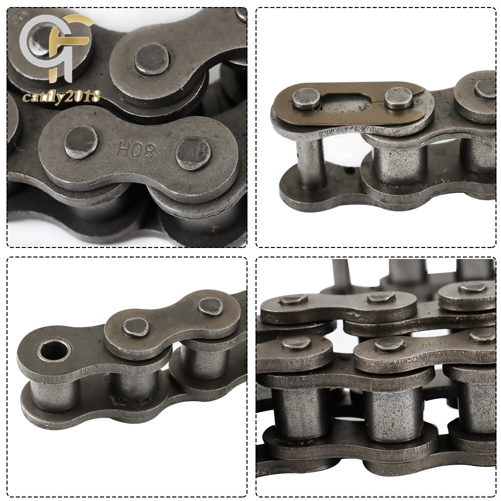 10 Feet #80H Heavy Duty Roller Chain With 1 Connector