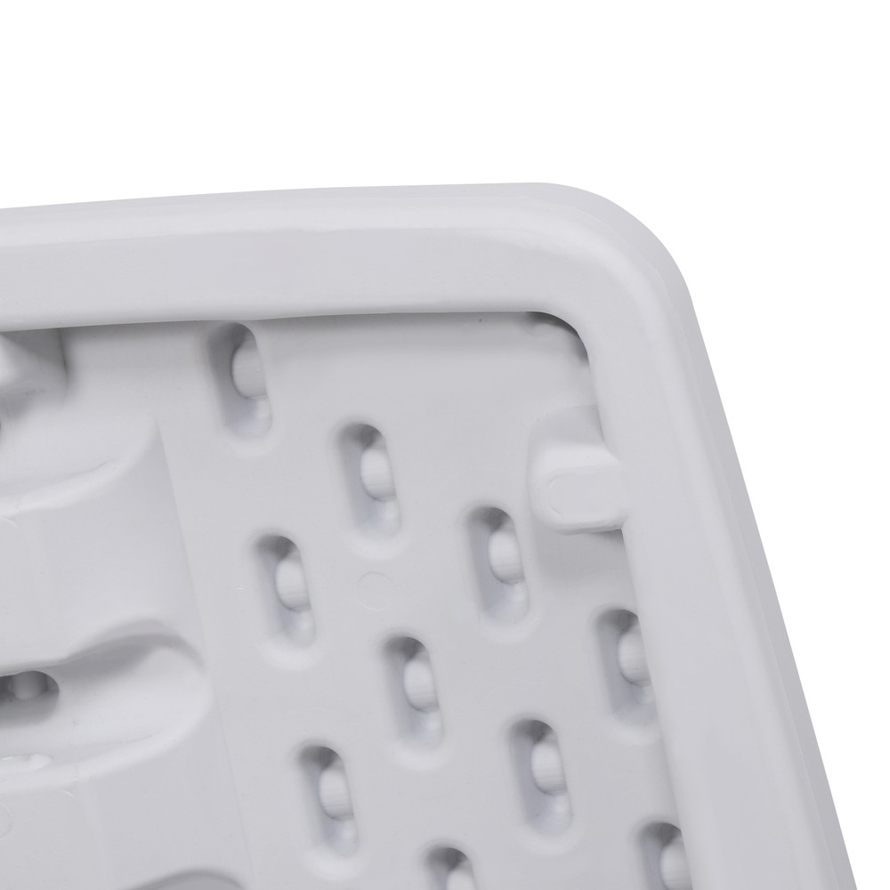 30" Folding Table Rectangular Adjustable Height TV Tray Laptop for Home Office