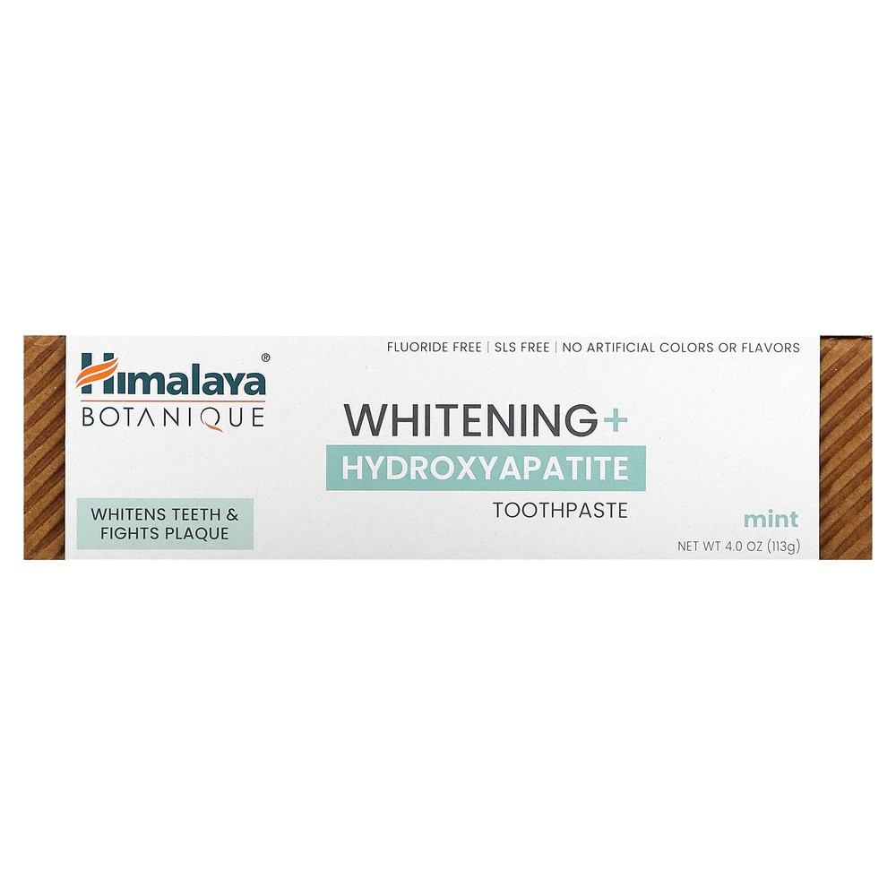 Whitening + Hydroxyapatite Toothpaste, Mint, 4 oz (113 g)