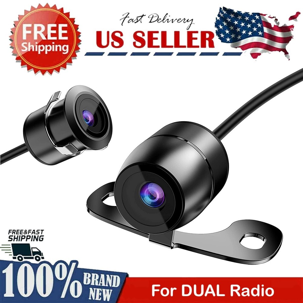 New Backup Camera Rearview Universal Mount Wide Angle for DUAL DM70MIR