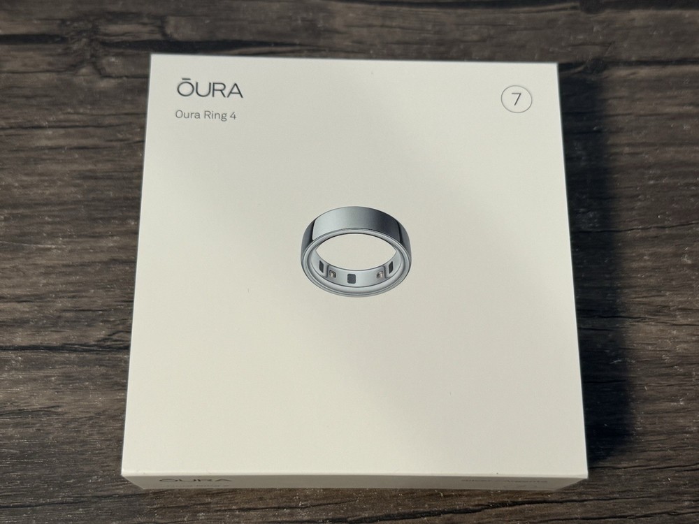 Oura Ring Gen 4 Smart Ring Size 7 Activity Tracker SILVER - New Sealed